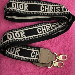 Christian Dior Black and White purse Strap